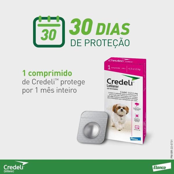 Imagem de Credeli Tab 112,5Mg 1 Comp - 2,5 A 5,5 Kg