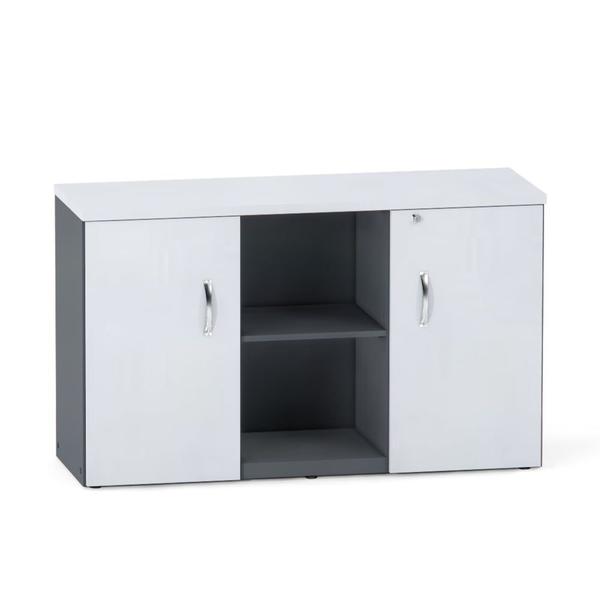 Imagem de Credenza com Prateleira P25 Pandin 1,20 M Cinza e Grafito