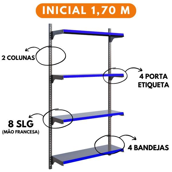 Imagem de Cremalheira Gôndola New Plus 1 Inicial E 2 Continuações 1,70 m S.A 