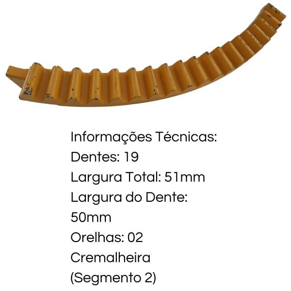 Imagem de Cremalheira Segmentada(Segmento 2) Betoneira 600L Hidráulica