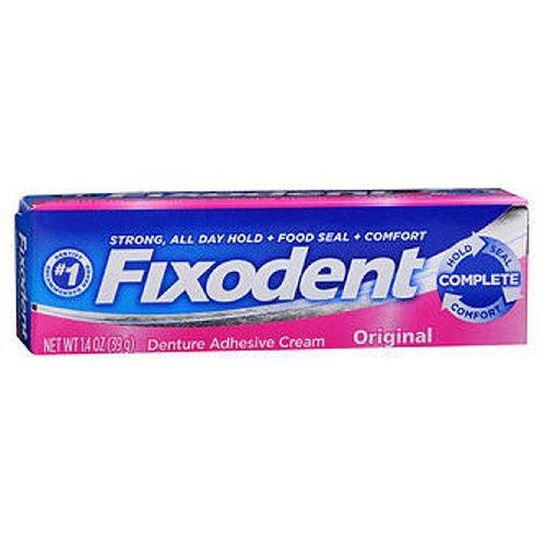 Imagem de Creme Adesivo para Dentadura Fixodent Original 1,4 Oz por Fixodent (pacote com 2)