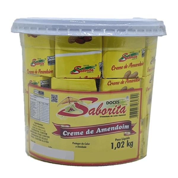 Imagem de Creme Amendoim emb Saborita 1,02kg 50un