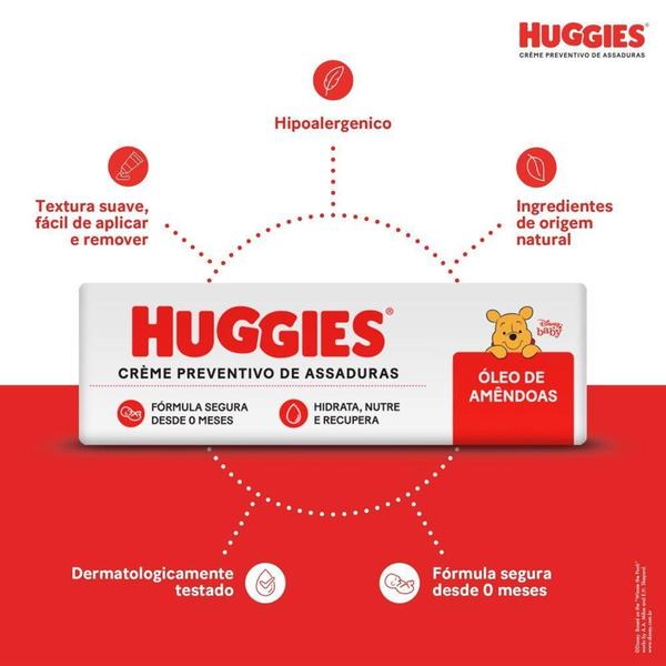 Imagem de Creme Assadura Huggies Supreme Care  Óleo de Amêndoas 30g