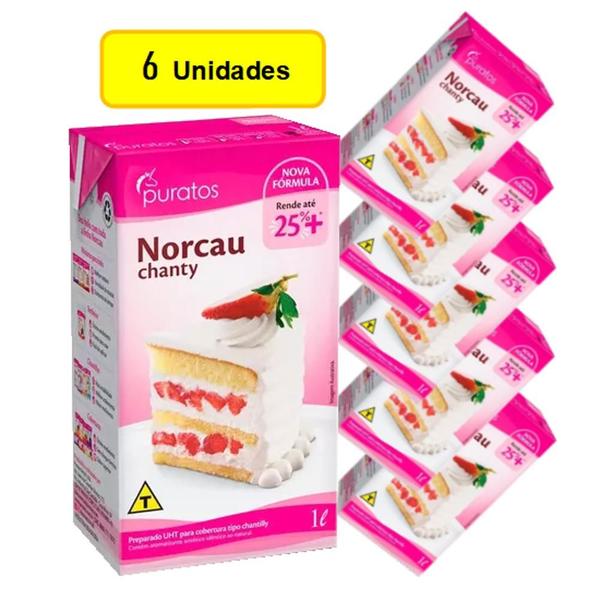 Imagem de Creme Chantilly Norcau Trad 1lt Puratos com 6un