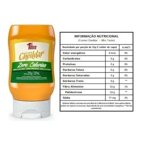 Creme Cheddar 235g Zero Lactose Zero Açúcar Mrs Taste Imagem de Creme Cheddar 235g Zero Lactose Zero Açúcar Mrs Taste