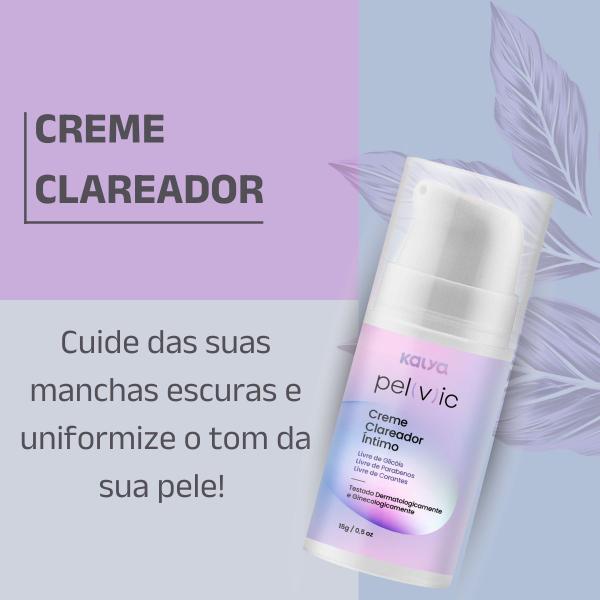 Creme Clareador Íntimo PELVIC Virilha Coxas Axila Hidratante
