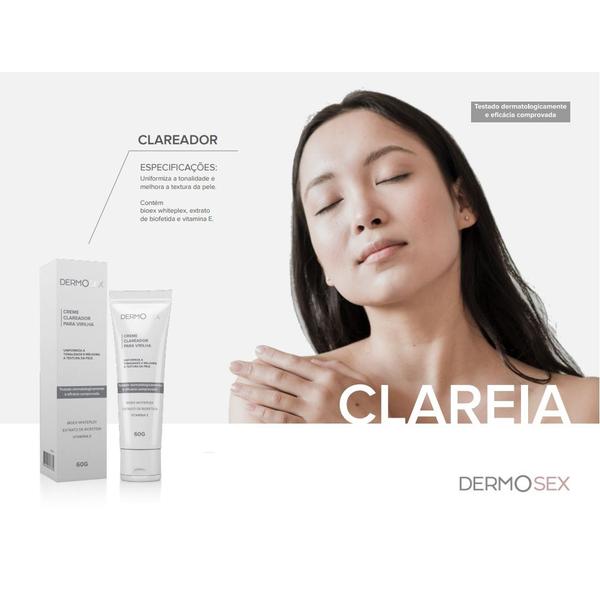 Imagem de Creme Clareador para Virilha Axilas Joelhos Dermosex - 60 g