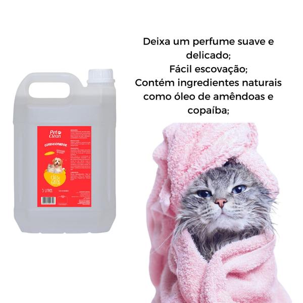 Imagem de Creme Condicionador Cães e Gatos Pet Clean 5 L