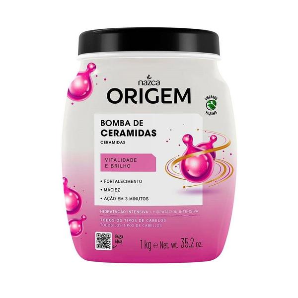 Imagem de Creme Condicionador Origem Bomba Ceramidas, 1Kg