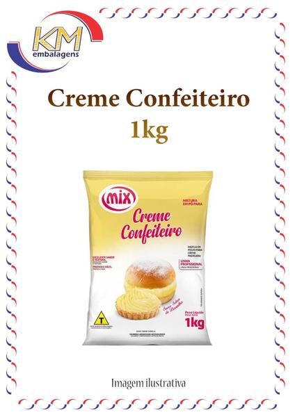 Creme Confeiteiro 1kg - MIX - bombas e carolinas, croissant e folhado, donuts e sonhos (3664) Imagem de Creme Confeiteiro 1kg - MIX - bombas e carolinas, croissant e folhado, donuts e sonhos (3664)