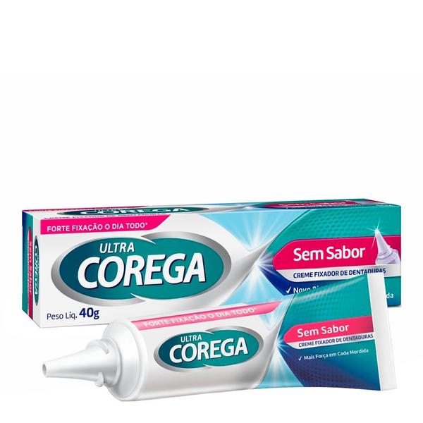 Imagem de creme Corega Glaxosmithkline Ultra Sem Sabor 40g