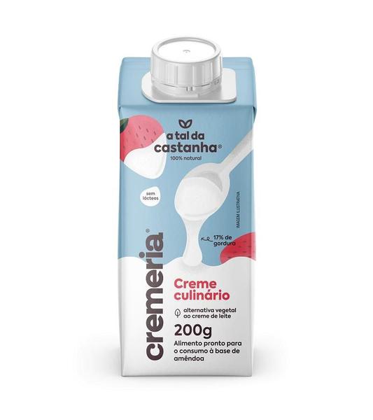 Creme Culinário Vegetal Cremeria 200 ML - A Tal da Castanha Imagem de Creme Culinário Vegetal Cremeria 200 ML - A Tal da Castanha