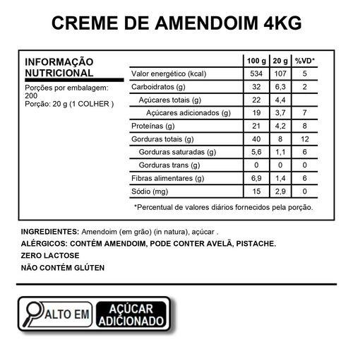 Imagem de Creme De Amendoim 4kg