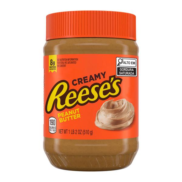 Imagem de Creme De Amendoim Reeses 510g Pasta Importado Cremosa Premium Peanut Butter