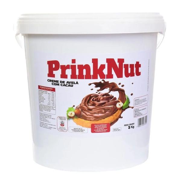 Creme De Avelã Com Cacau Balde 3kg Prinknut Imagem de Creme De Avelã Com Cacau Balde 3kg Prinknut