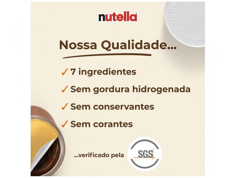 Imagem de Creme de Avelã com Cacau Nutella Ferrero 140g