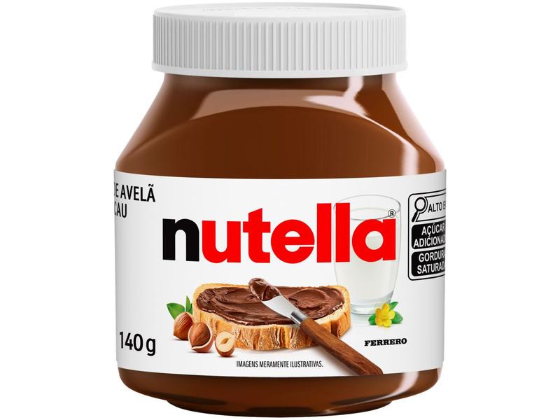 Creme de Avelã com Cacau Nutella Ferrero 140g Creme de Avelã com Cacau Nutella Ferrero 140g