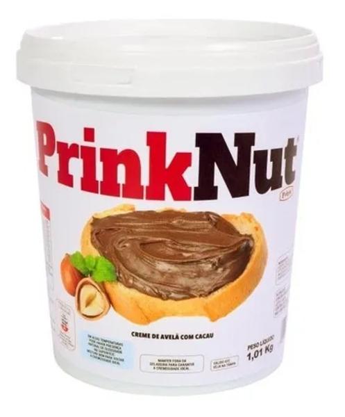 Imagem de CREME DE AVELÃ COM CACAU PRINK NUT MELHOR NUTELA 1,01Kg