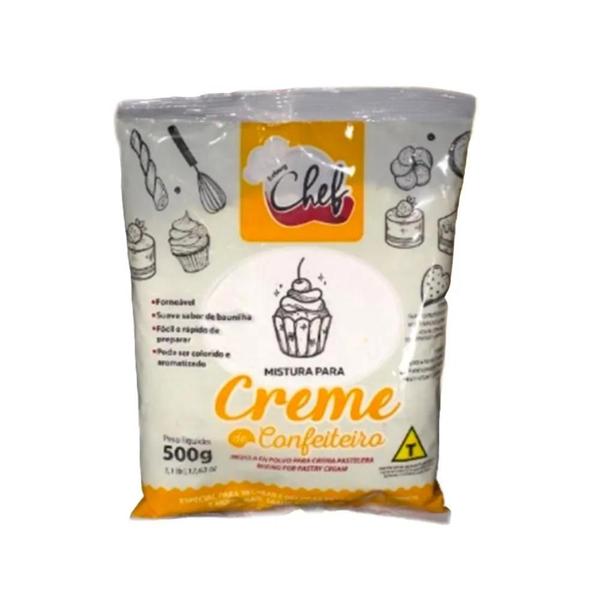 Creme De Confeiteiro 500g Iceberg Imagem de Creme De Confeiteiro 500g Iceberg