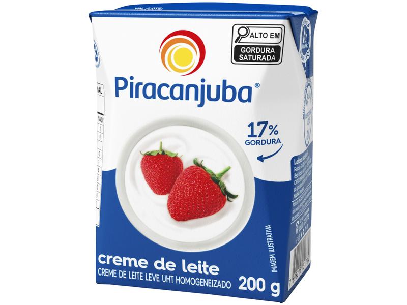 Creme de Leite Integral Piracanjuba 200g Imagem de Creme de Leite Integral Piracanjuba 200g