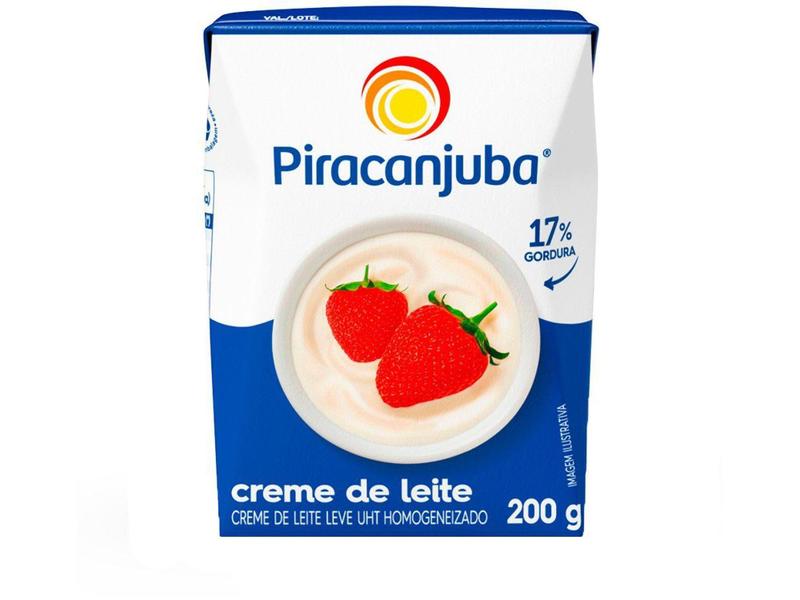 Creme de Leite Integral Piracanjuba 200g Imagem de Creme de Leite Integral Piracanjuba 200g