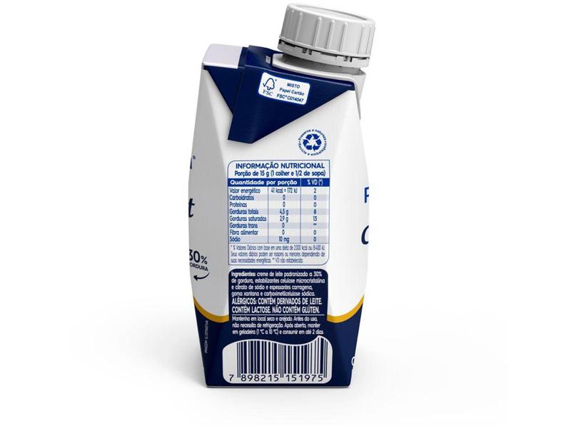 Creme de Leite Piracanjuba Gourmet 200g Imagem de Creme de Leite Piracanjuba Gourmet 200g