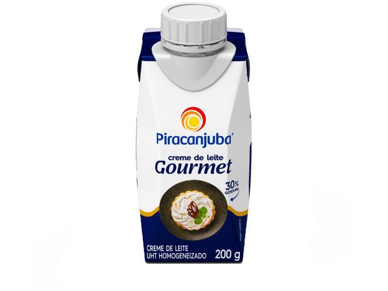 Creme de Leite Piracanjuba Gourmet 200g Imagem de Creme de Leite Piracanjuba Gourmet 200g