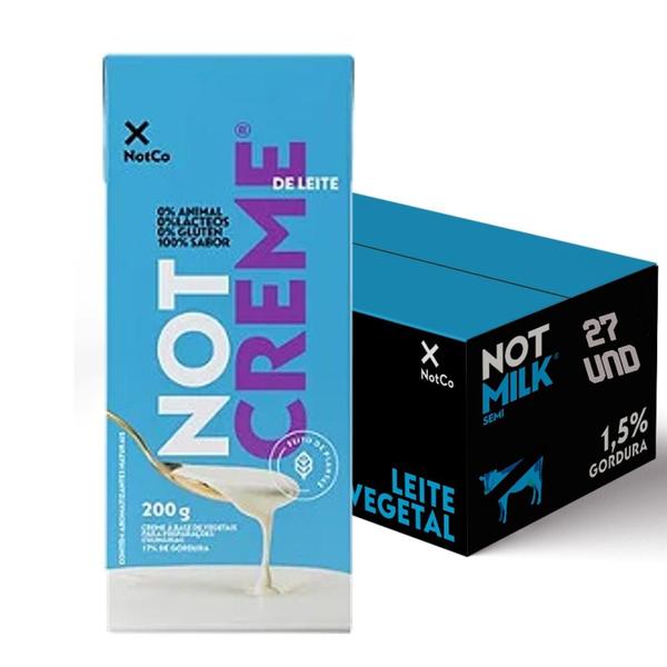 Creme De Leite Vegetal Notcreme 200G (27 Und) - Notco Imagem de Creme De Leite Vegetal Notcreme 200G (27 Und)