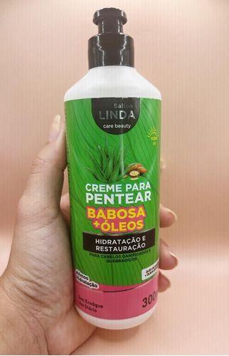 Imagem de Creme de Pentear Babosa 300ml Hidratação Profunda e Nutrição