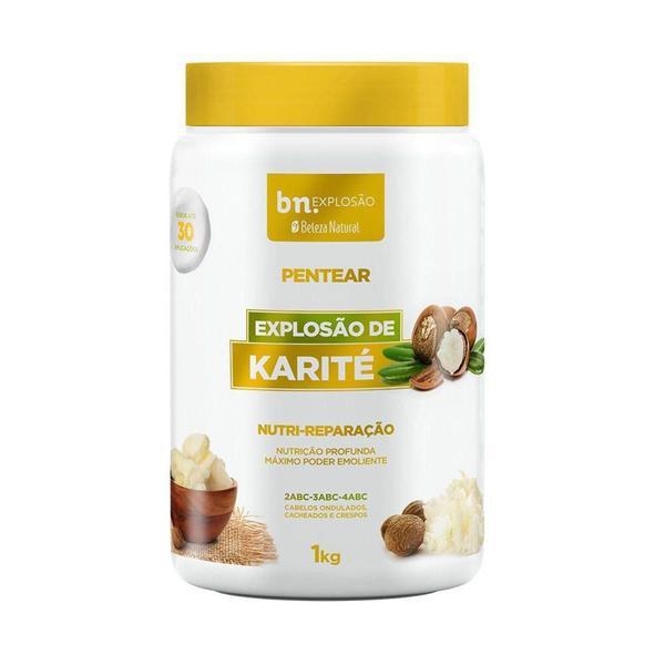 Imagem de Creme De Pentear Beleza Natural Explosão De Karité 1kg