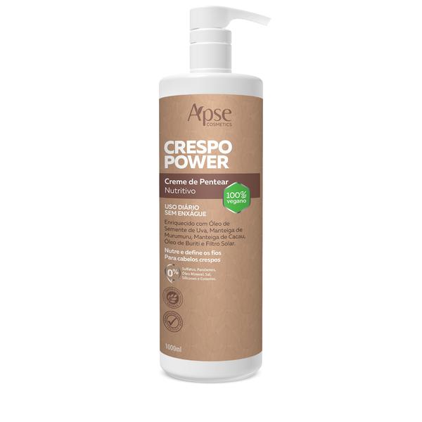 Imagem de Creme De Pentear Crespo Power Nutritiva 1 L - Apse Vegano