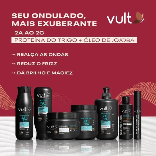 Imagem de Creme de Pentear Hidradefinição Cabelos Ondulados Vult 300ml