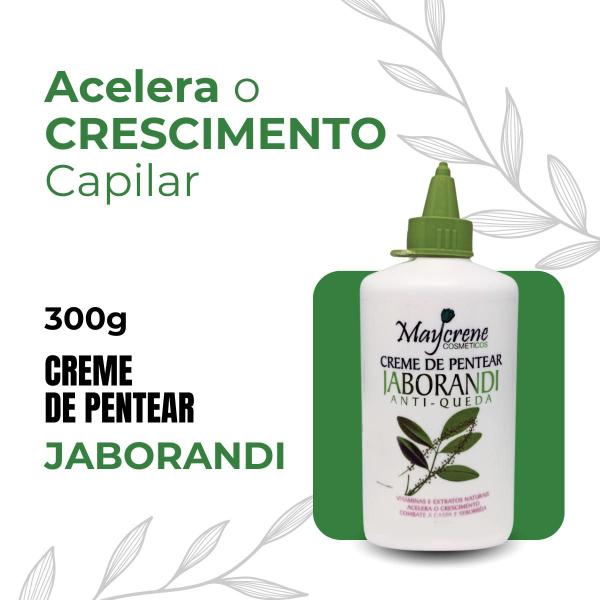 Imagem de Creme de Pentear Jaborandi Antiqueda 300g Maycrene Auxilia no Crescimento Capilar