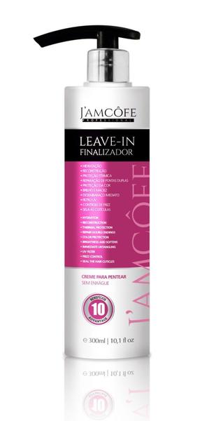 Imagem de Creme De Pentear Jamcofe Leave-in Finalizador 300ml Profissi