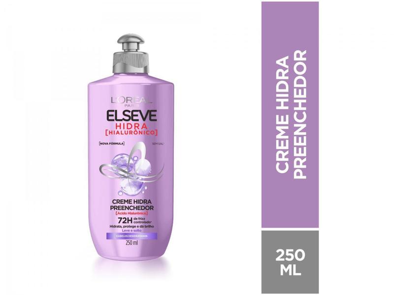 Imagem de Creme de Pentear LOréal Paris Elseve Hidra  - Hialurônico Preenchedor 250ml