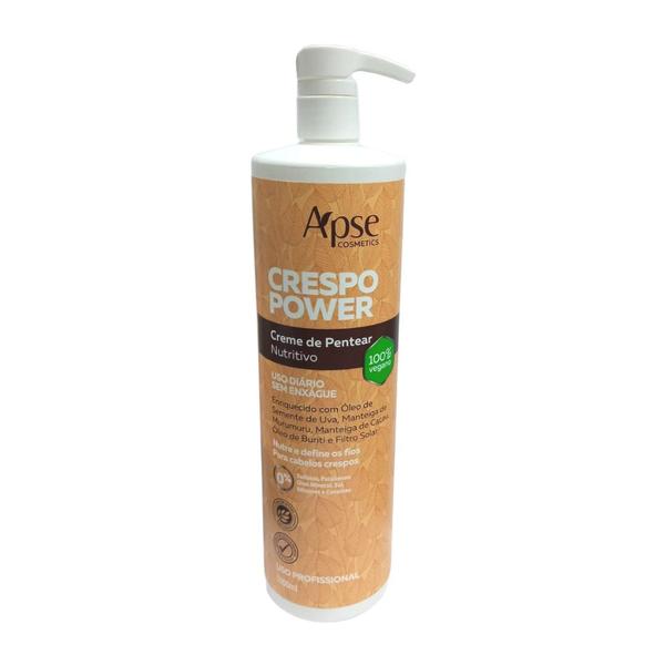 Imagem de Creme De Pentear Nutritivo Crespo Power Apse 1l Vegano