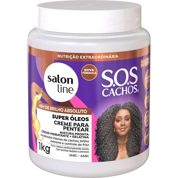 Imagem de Creme De Pentear Salon Line SOS Super Óleos 1Kg