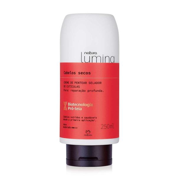 Imagem de Creme de pentear selador natura lumina cabelos secos 250ml