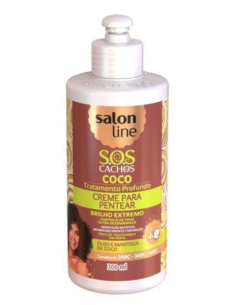 Imagem de Creme de Pentear SOS Cachos Coco Salon Line 300ml