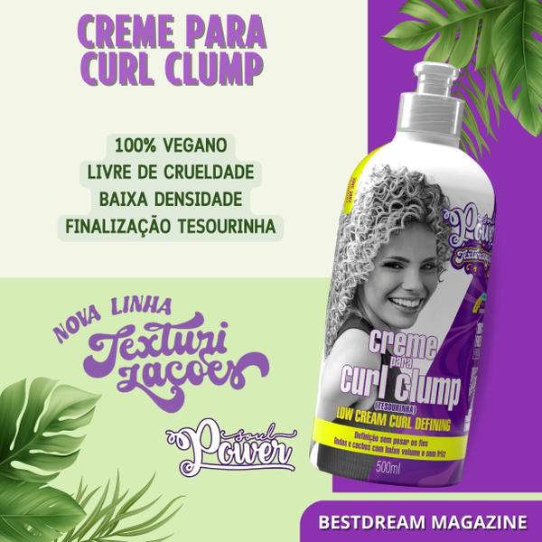 Imagem de Creme De Pentear Soul Power Vegano Curly On Styling Linha Completa 500ml - Escolha O Seu