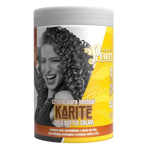 Imagem de Creme De Pentear Soul Power Vegano Curly On Styling Linha Completa Pote Grande 800g - Escolha O Seu