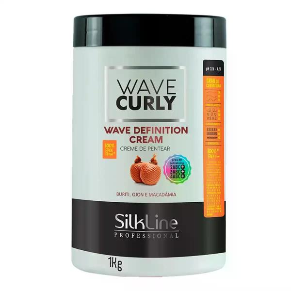 Imagem de Creme de Pentear Wave Cream Buriti Silkline 1Kg