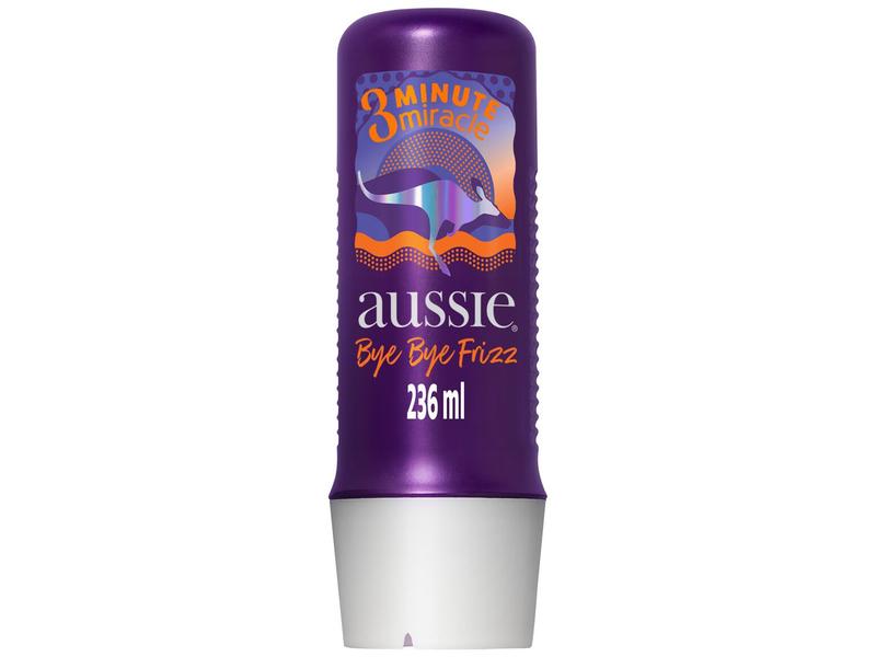 Creme de Tratamento Aussie Bye Bye Frizz - 3 Minute Miracle Maciez e Brilho 236ml Creme de Tratamento Aussie Bye Bye Frizz - 3 Minute Miracle Maciez e Brilho 236ml