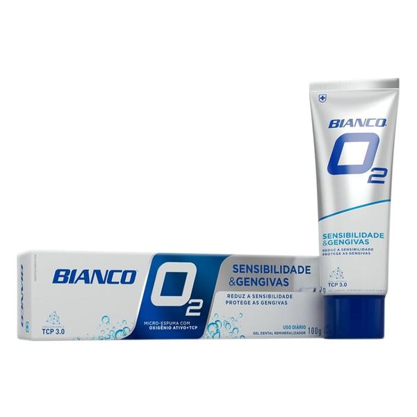 Imagem de Creme Dental Bianco O2 Sensibilidade + Gengivas 100g