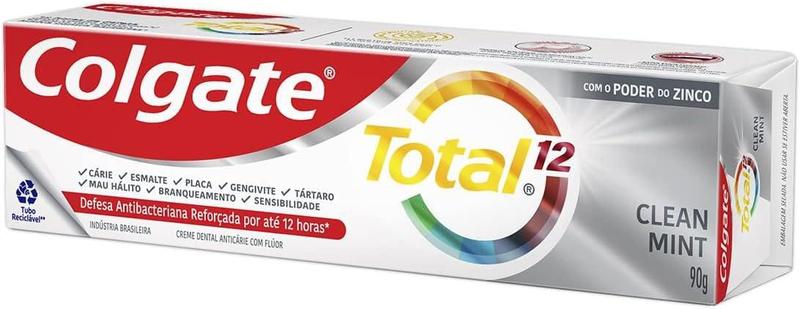 Imagem de Creme Dental Clean Mint Colgate Total 12 Pacote Com 4