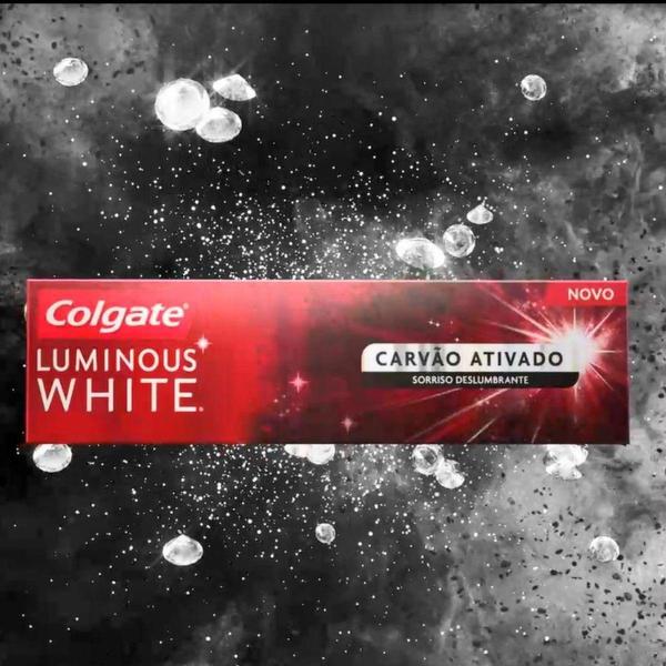 Imagem de Creme Dental Colgate Luminous White Carvão Ativado 70g