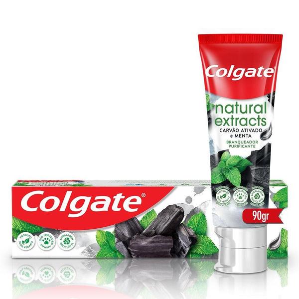 Imagem de Creme Dental Colgate Natural Extracts Carvão Ativado e Menta 90g