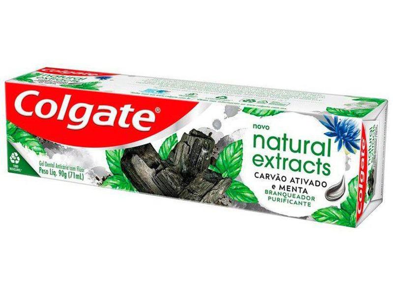 Imagem de Creme Dental Colgate Natural Extracts - Carvão Ativado e Menta 90g