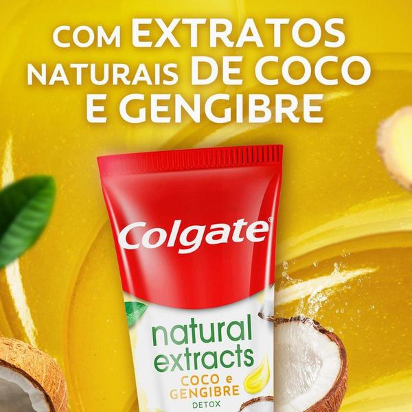 Imagem de Creme Dental Colgate Natural Extracts Coco e Gengibre 90g