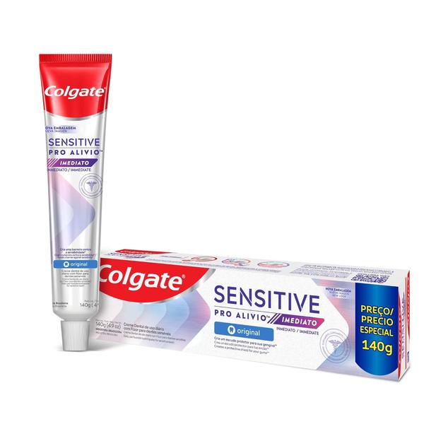 Imagem de creme Dental Colgate Sens Pró Alívio Imediato 140g